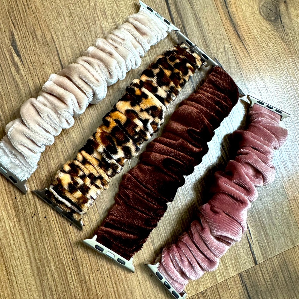Apple Watch band scrunchies